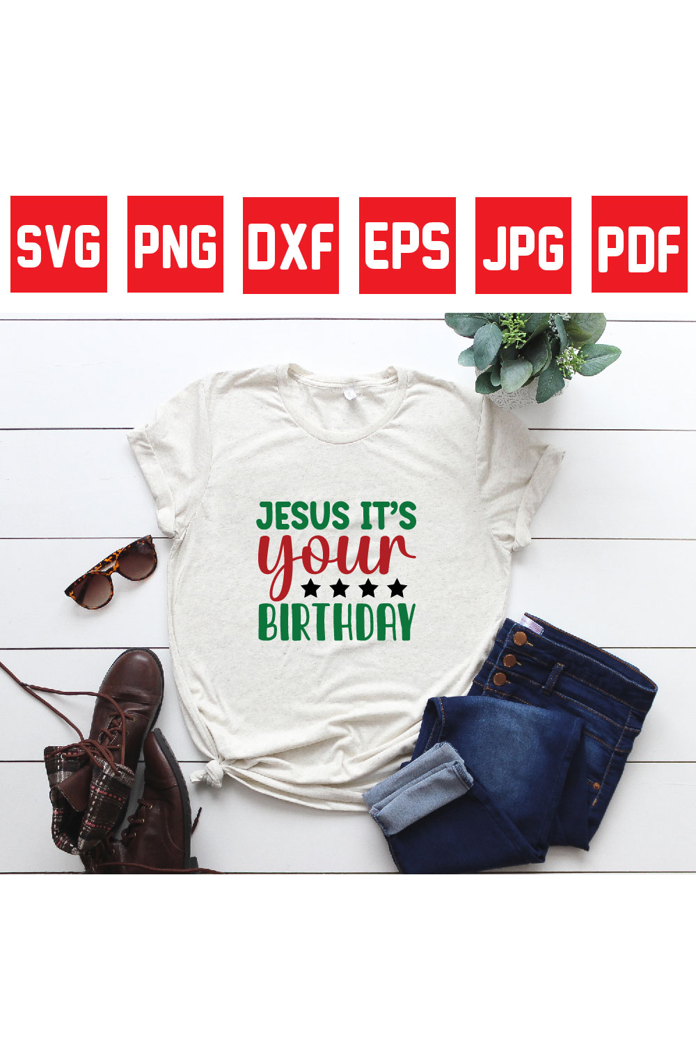jesus it’s your birthday pinterest preview image.
