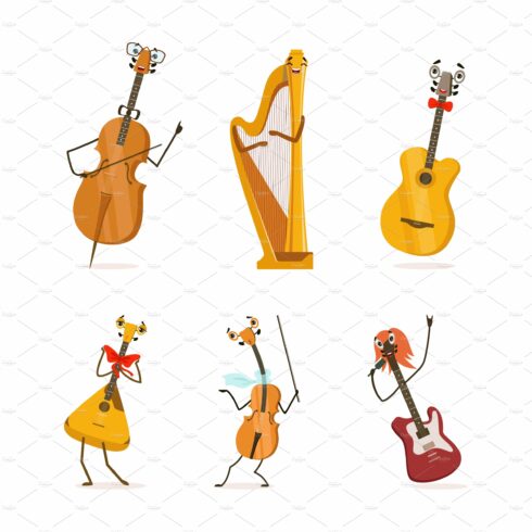 Set of musical instrument cover image.