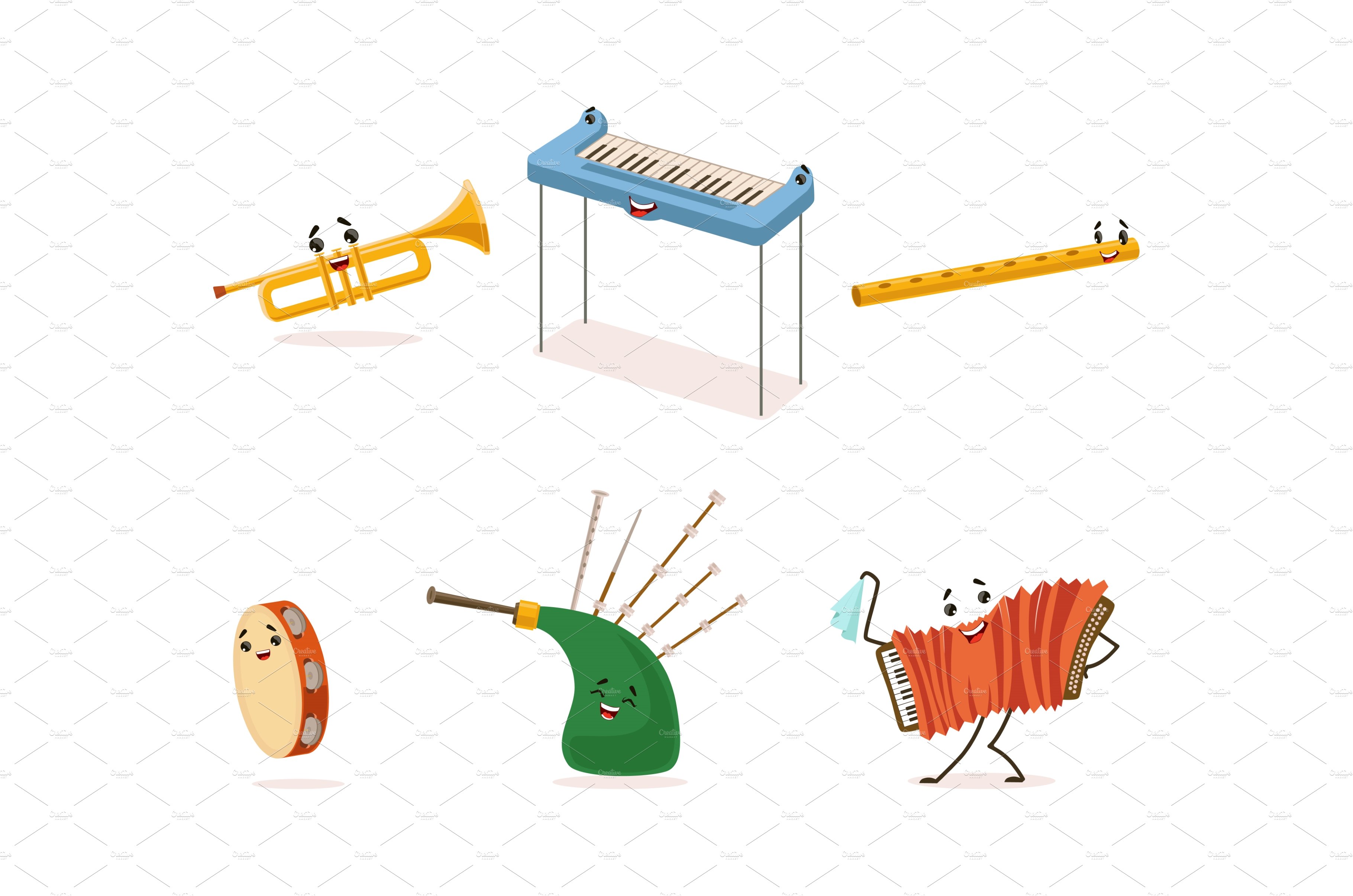 Set of musical instrument cover image.