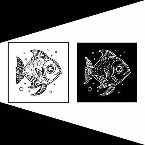 Fish Icon Outline , Fish Icon Vector , Fish Icon illustration cover image.