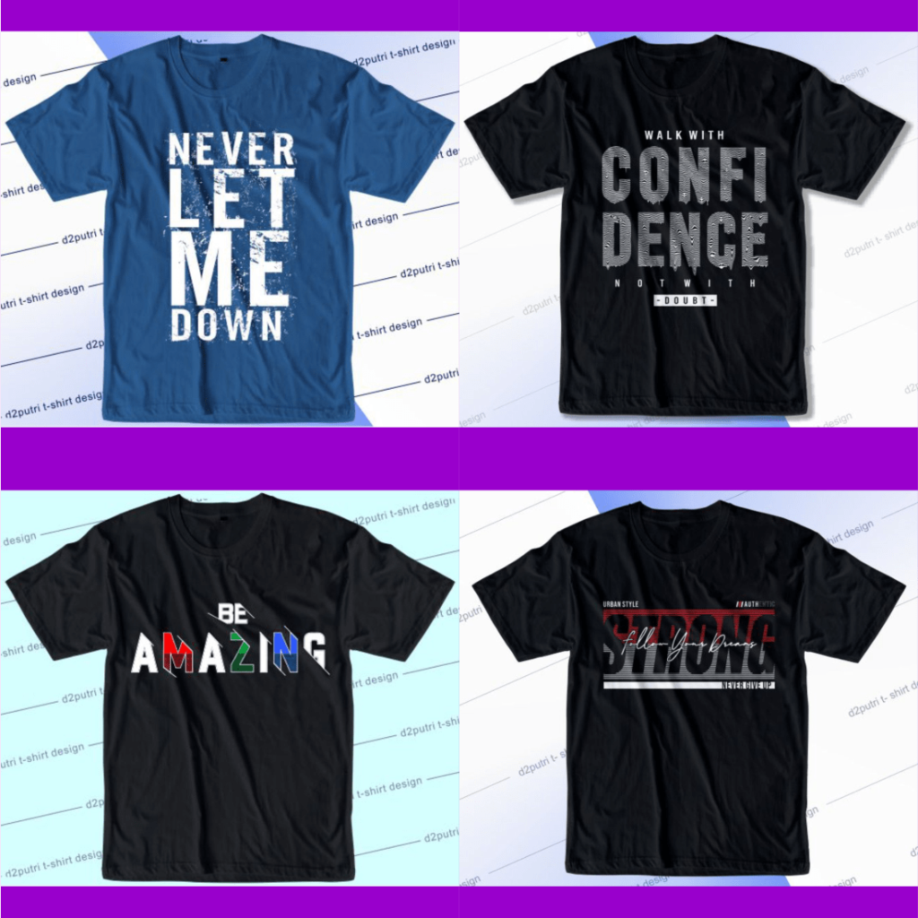 Inspirational & Motivational Quotes Typography T shirt Design Vector ...