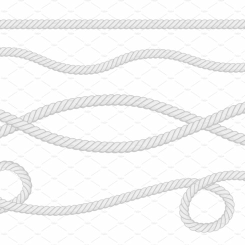 Set of different thickness ropes cover image.