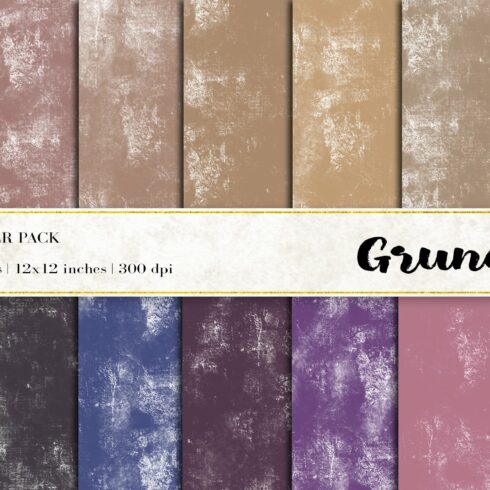 Grunge Digital Papers cover image.