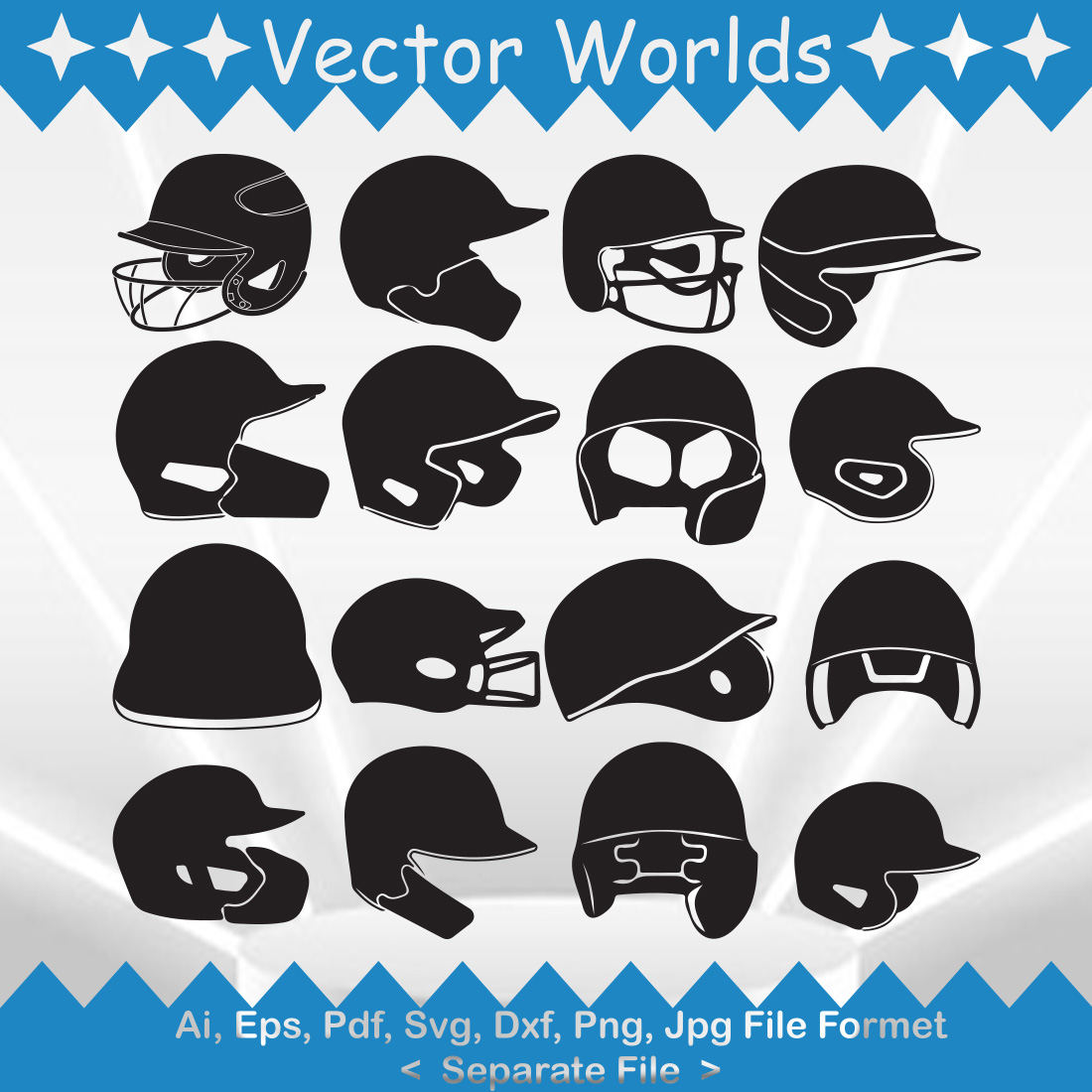 Baseball Helmet SVG Vector Design. - MasterBundles