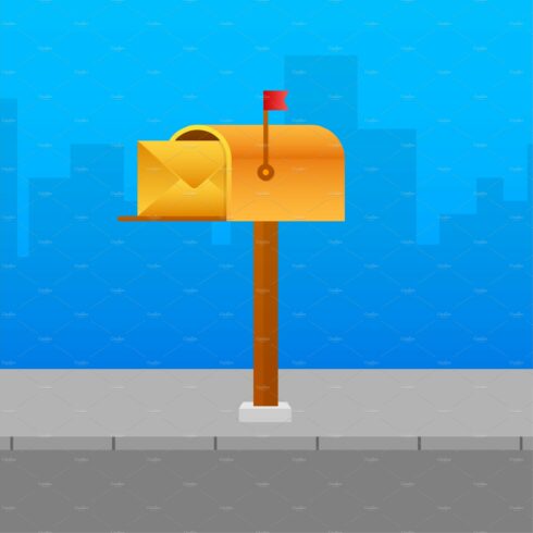 Mail box vector illustration in the cover image.