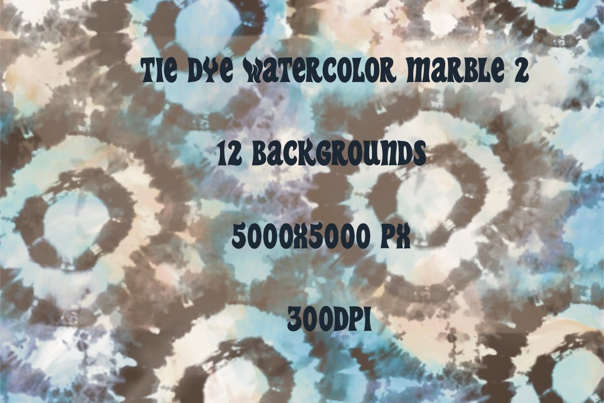 Tie Dye Watercolor Marble 2 cover image.