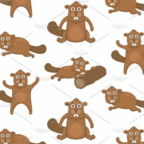 Set of Beavers and Pattern cover image.