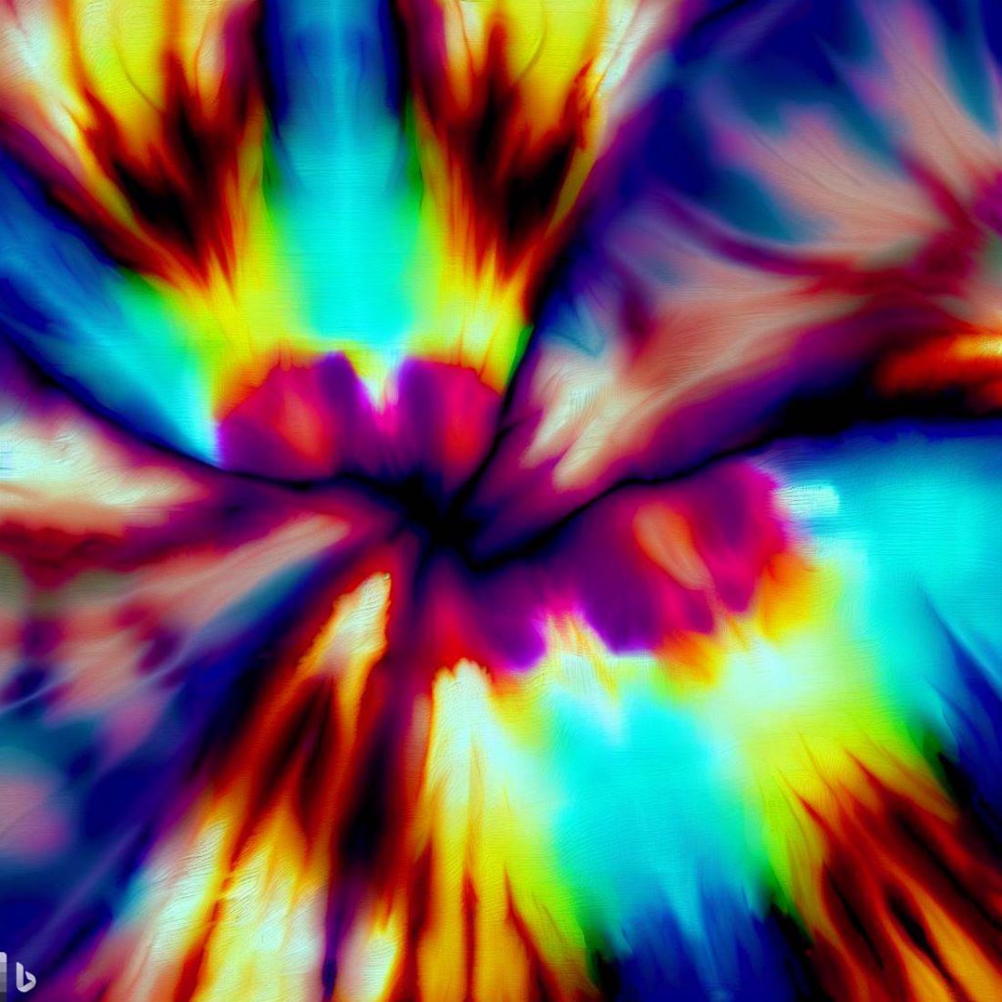 4 Tie dye psychedelic background images in varoius colour combinations preview image.