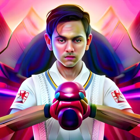cricket player cover image.