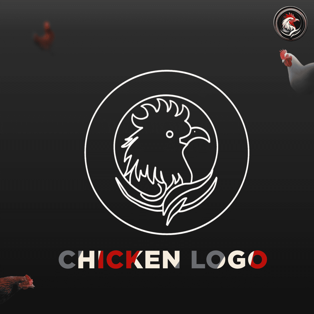 Chicken logo preview image.