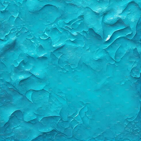 Sea blue venetian plaster decoration cover image.