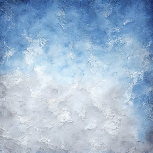 White and blue venetian plaster cover image.