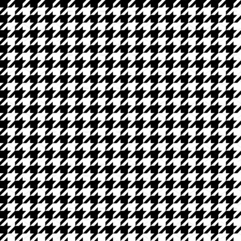 Houndstooth seamless pattern. Fabric cover image.