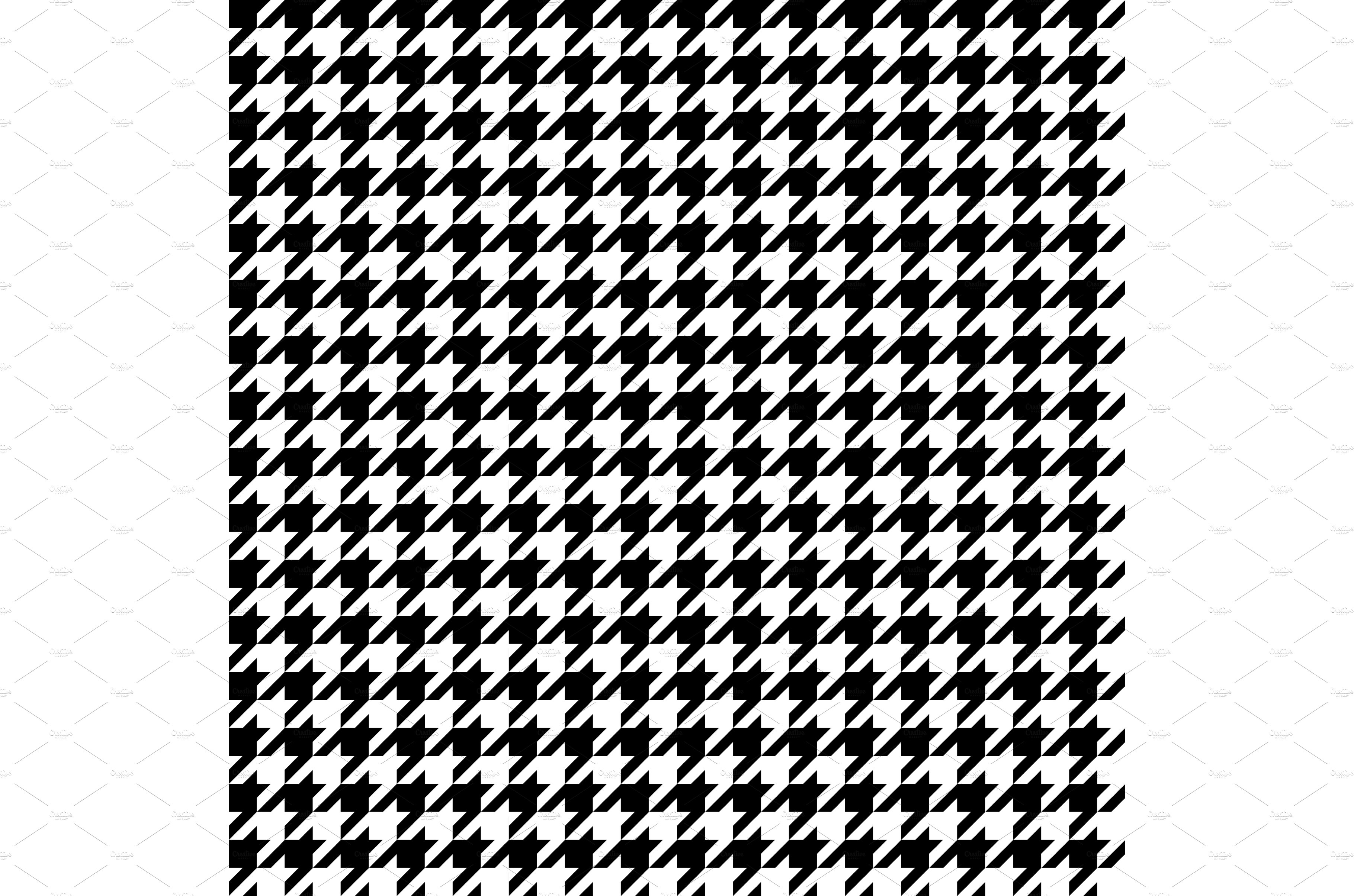 Houndstooth seamless pattern. Fabric cover image.