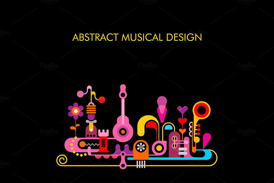 abstract music art design 911 269