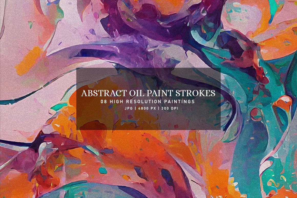 Abstract Oil Paint Strokes cover image.