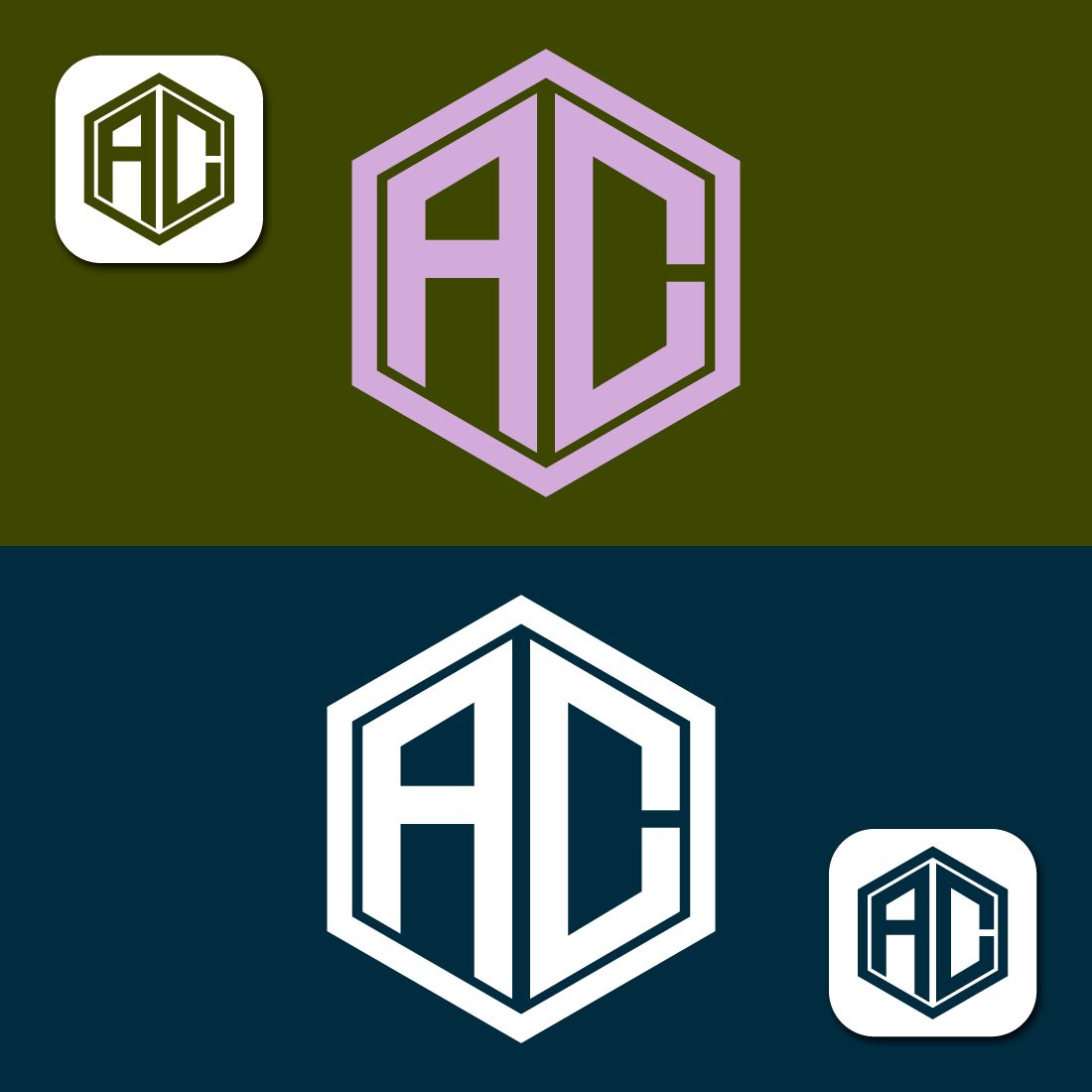 AC Logo Design preview image.