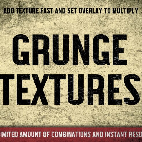 100 Grunge Photoshop Textures cover image.