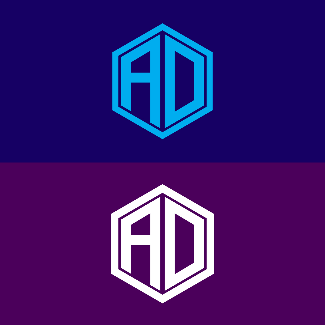 AD Logo Design preview image.