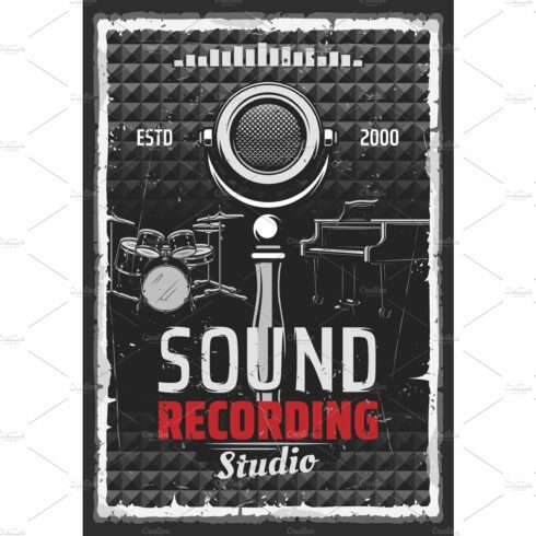 Music sound recording studio cover image.