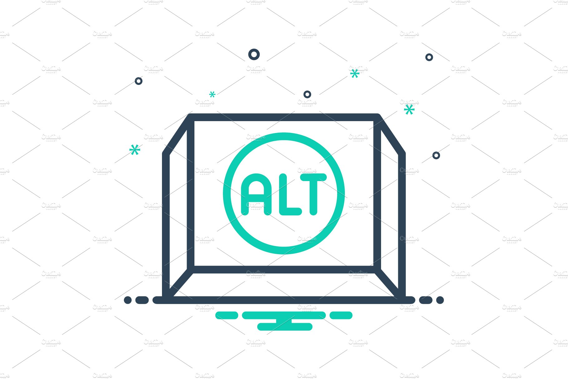 Alt shortcut key mix icon cover image.