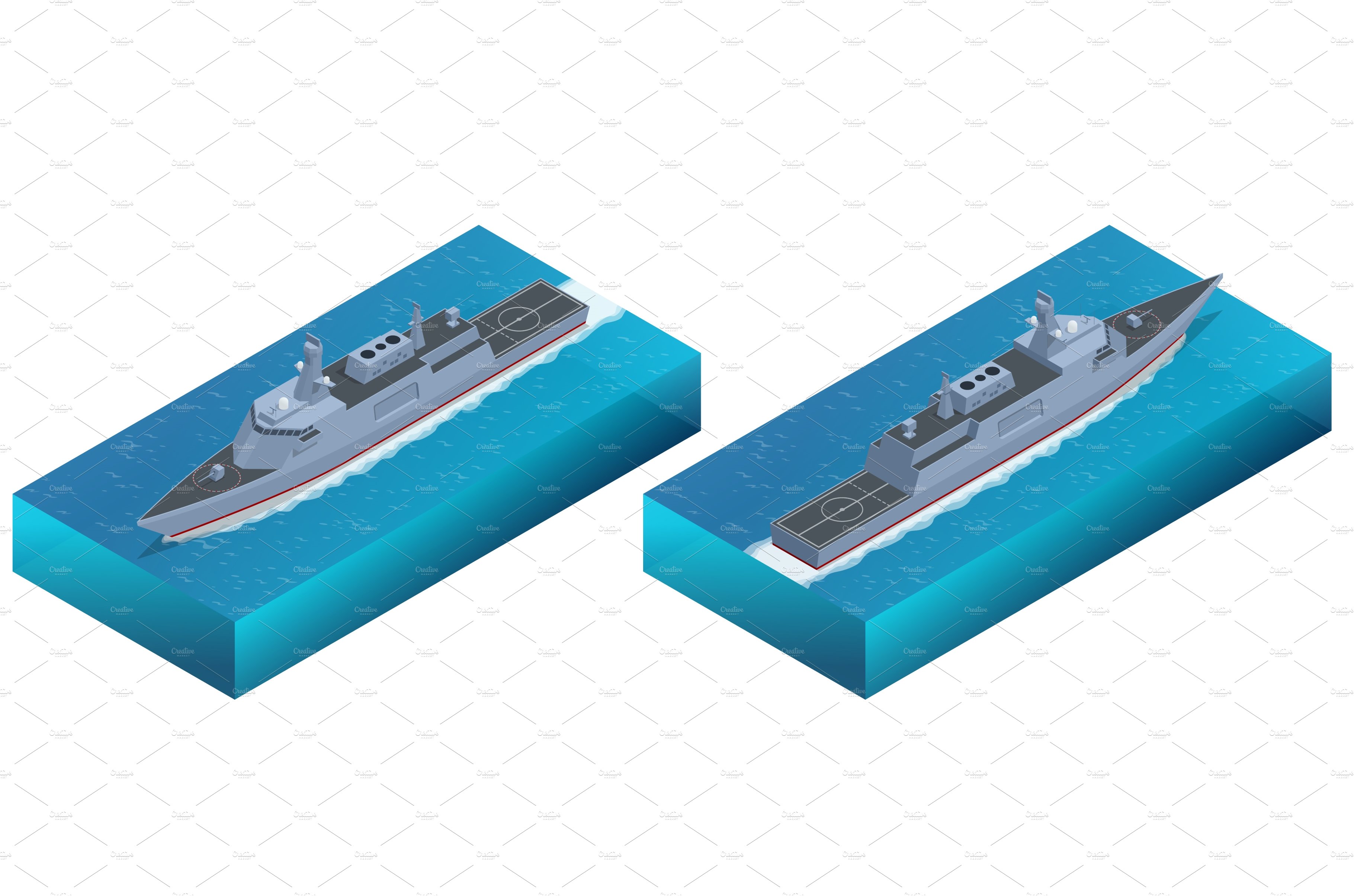 Isometric Anti-Submarine warfare cover image.