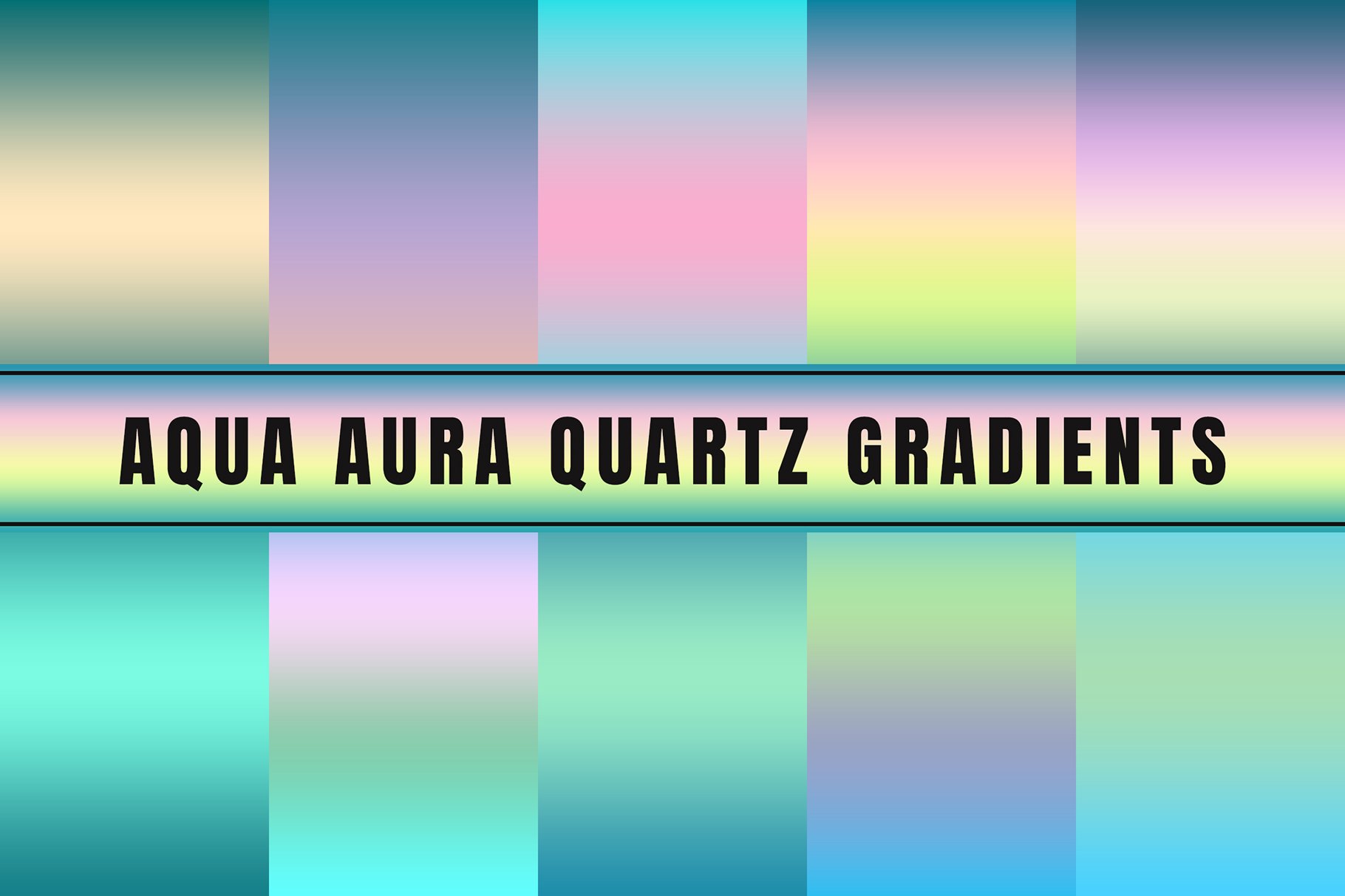 Aqua Aura Quartz Gradients cover image.