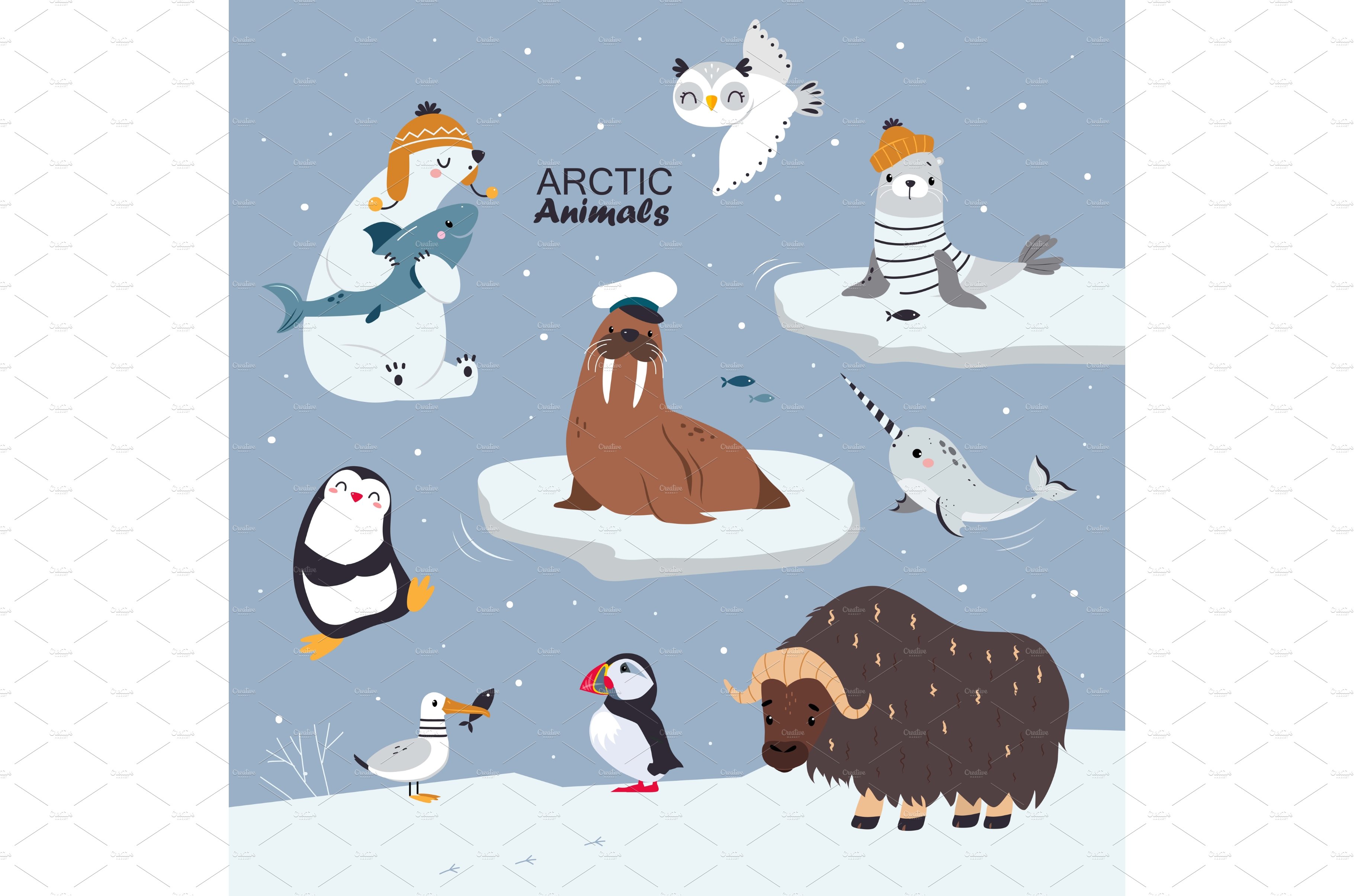 Arctic Animal with Penguin and cover image.
