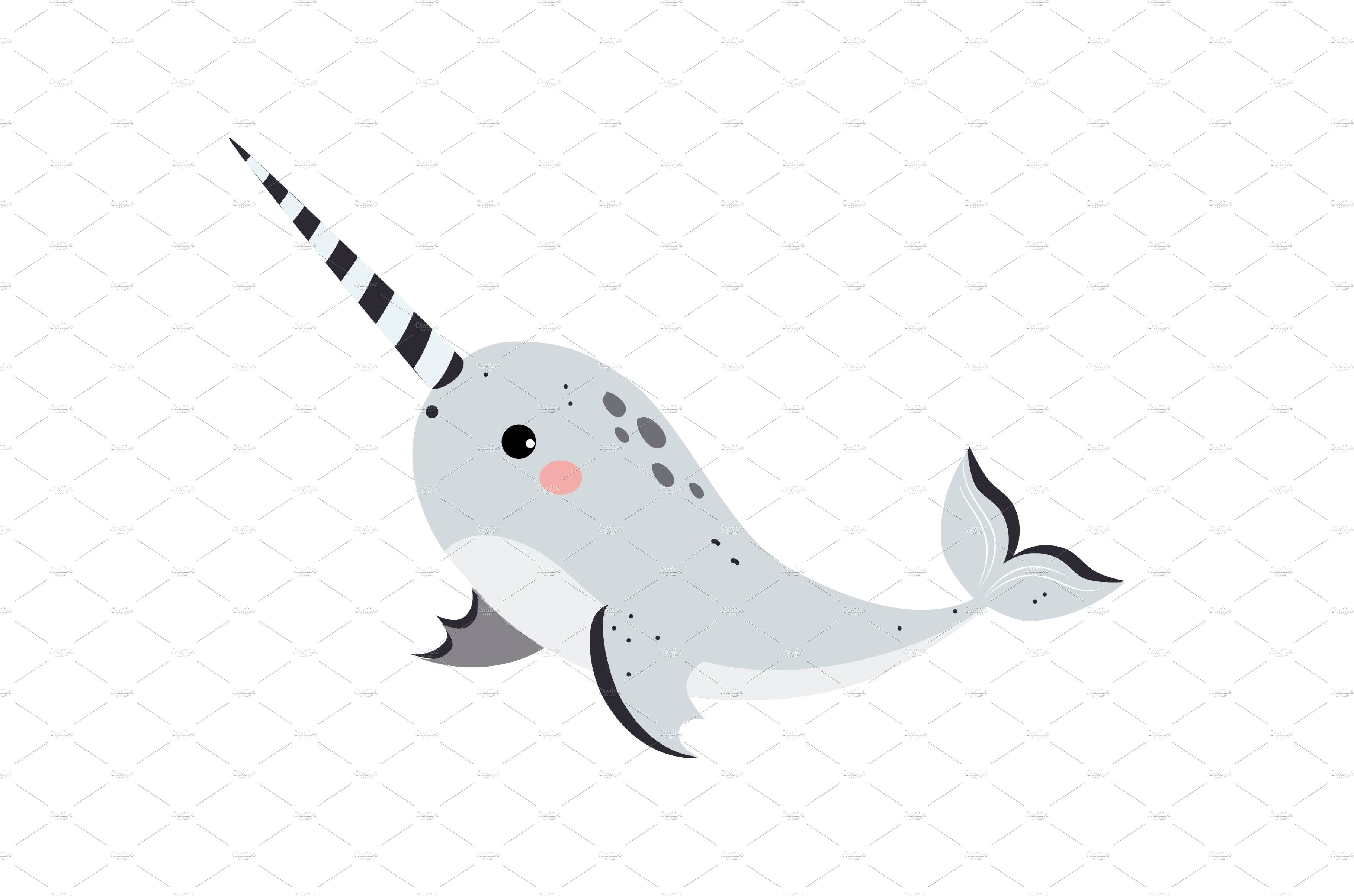 Cute Narwhal as Arctic Animal with cover image.