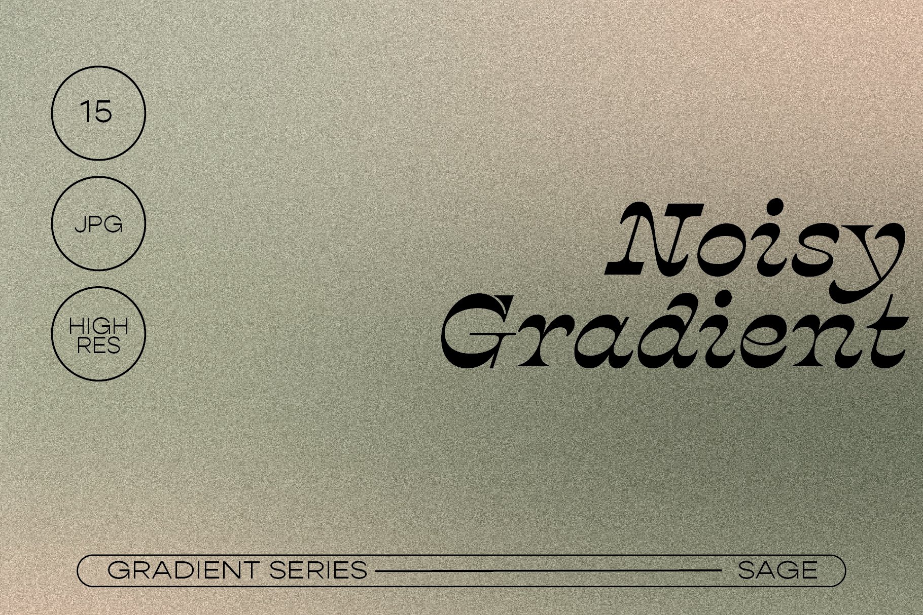 Noisy Gradient | Sage cover image.