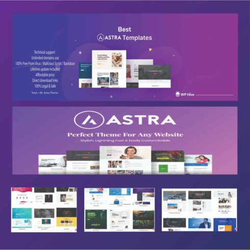 Astra - Portfolio WordPress Plugin cover image.
