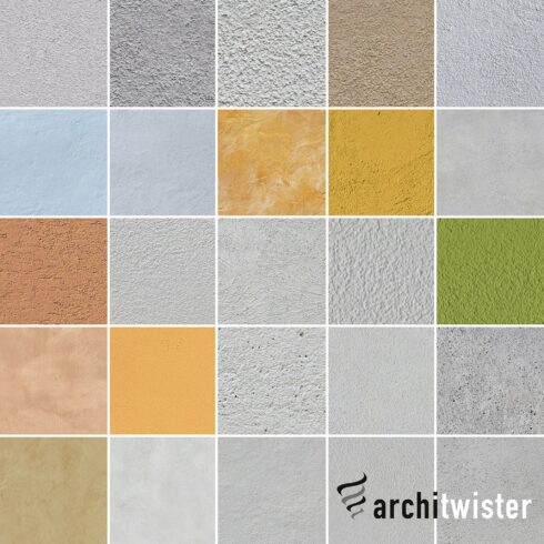 25 Seamless Plaster Textures cover image.