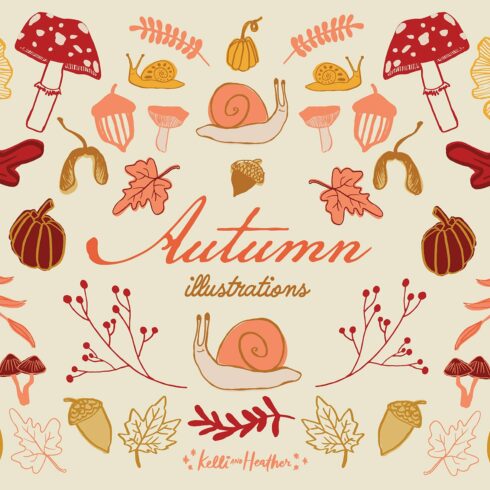 Autumn: illustration bundle cover image.