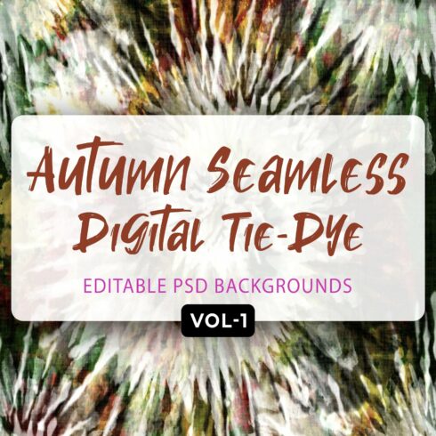Autumn Seamless Digital Tie-Dye cover image.