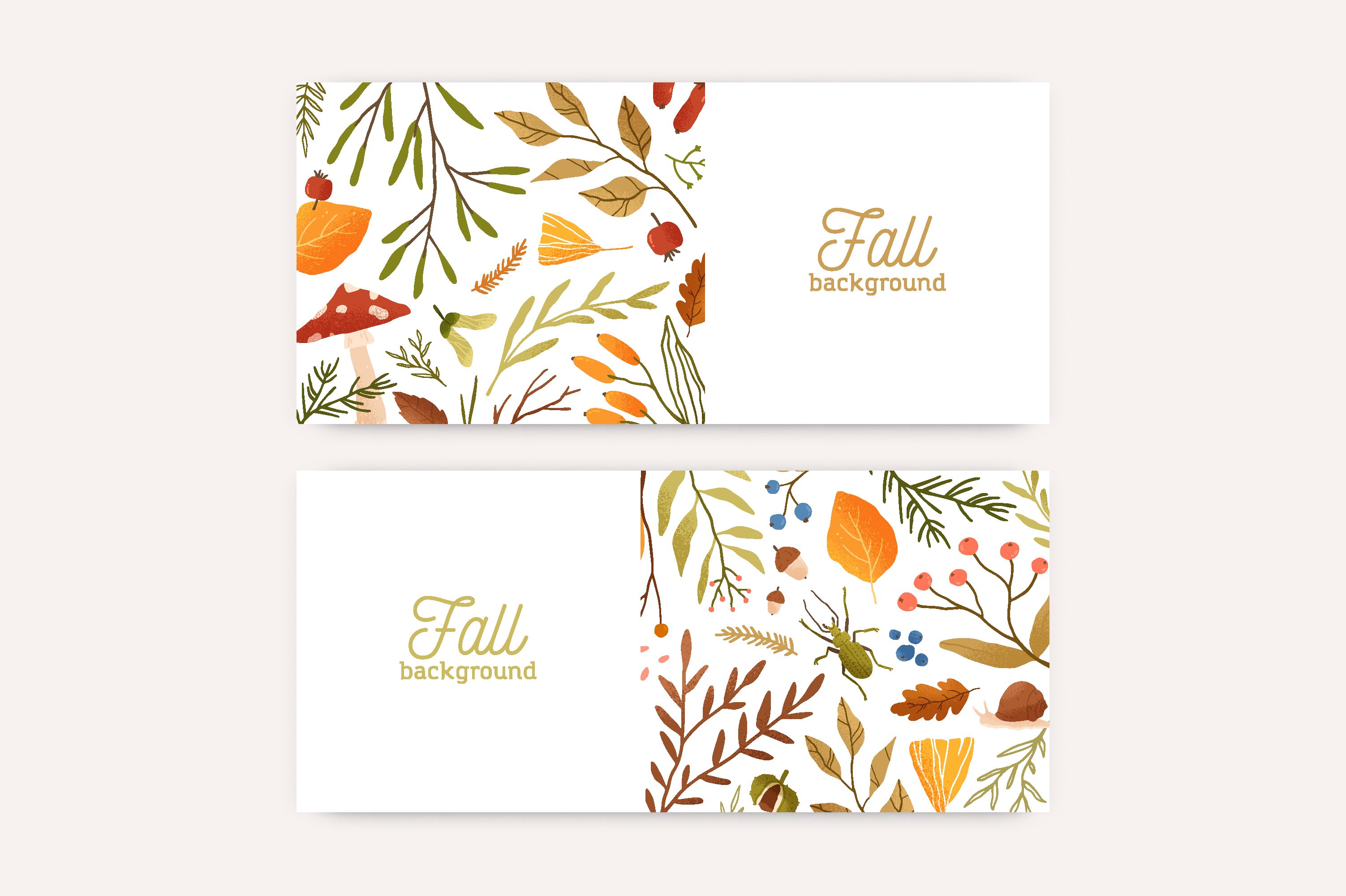 Autumn backgrounds and seamless preview image.