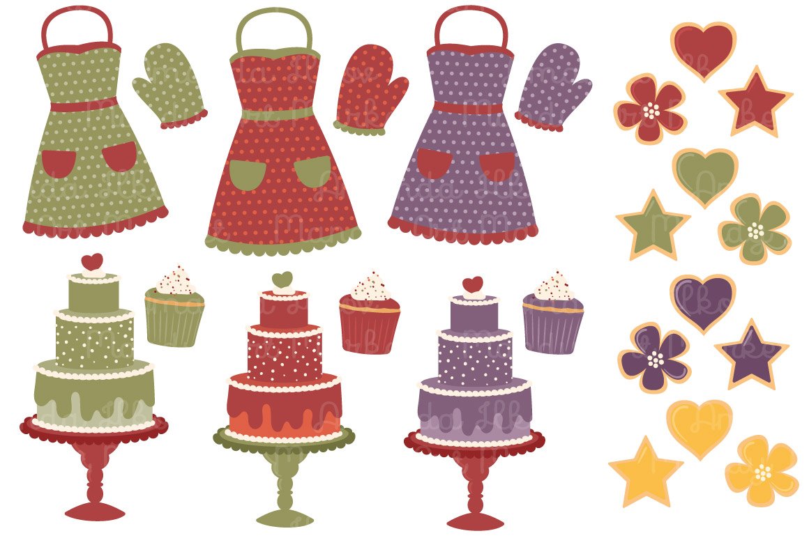 Autumn Baking Clipart & Vectors preview image.