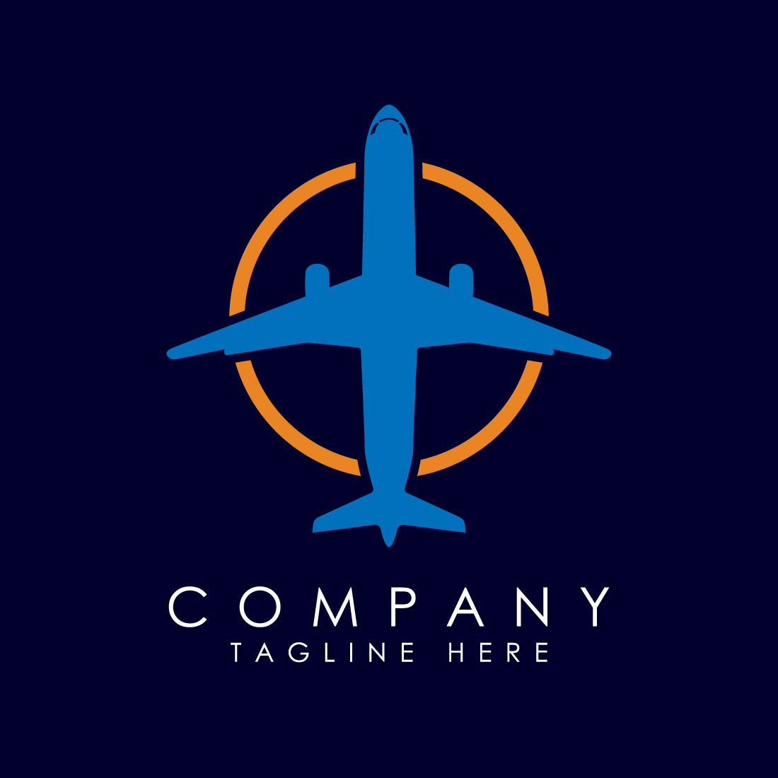 Airplane aviation vector logo design concept Airline logo plane travel icon Airport flight world aviation cover image.