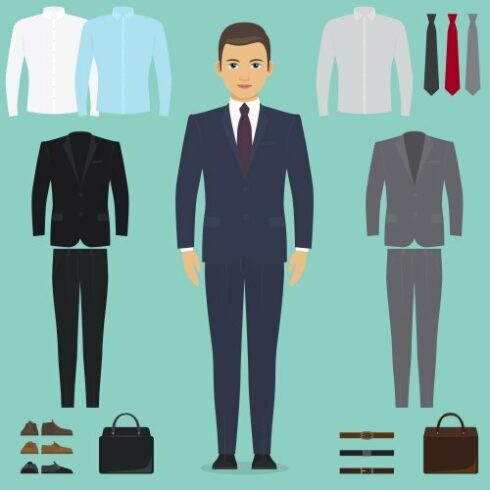 Business man clothes cover image.