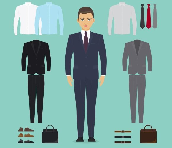 Business man clothes cover image.
