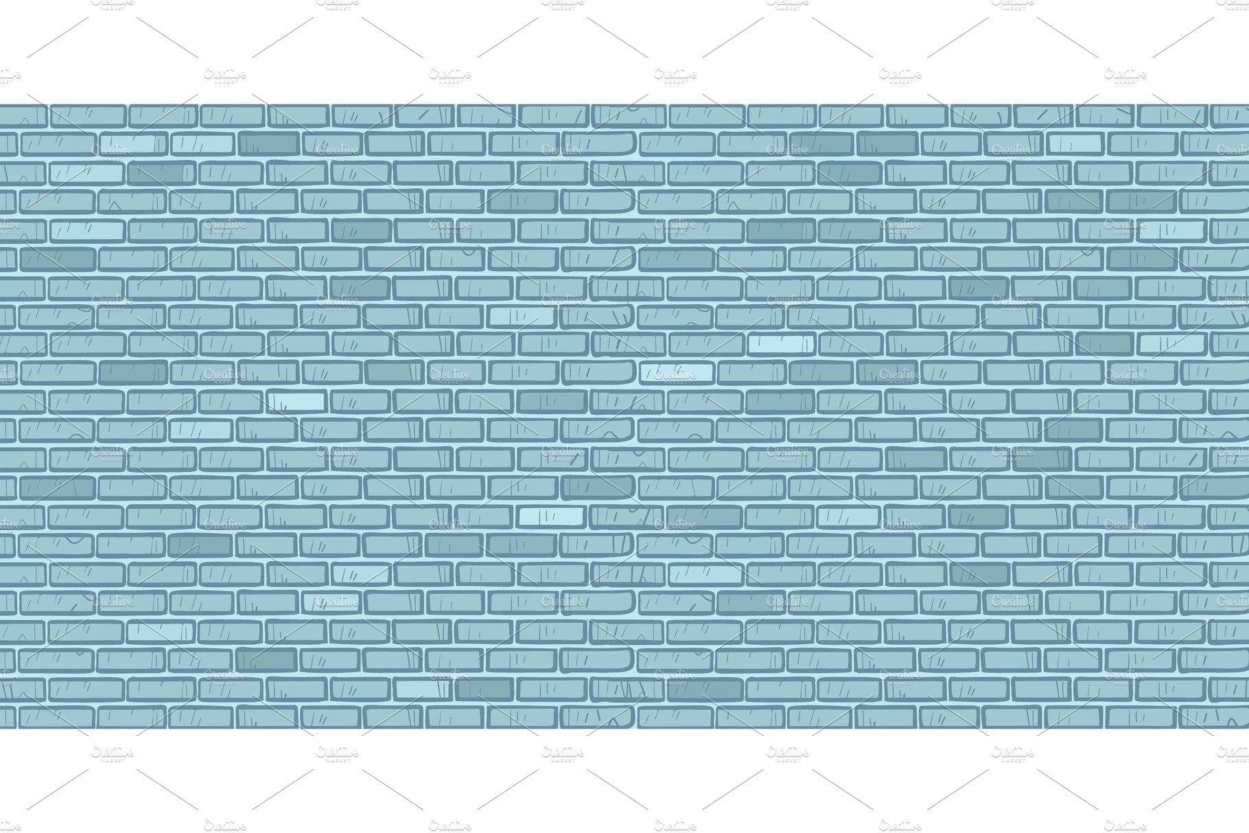 blue brick wall cover image.