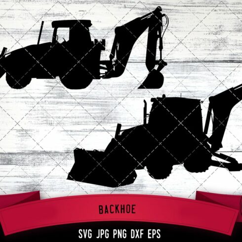 Backhoe Silhouette Vector cover image.