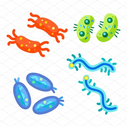 Microscopic Life Form Germ Cartoon cover image.