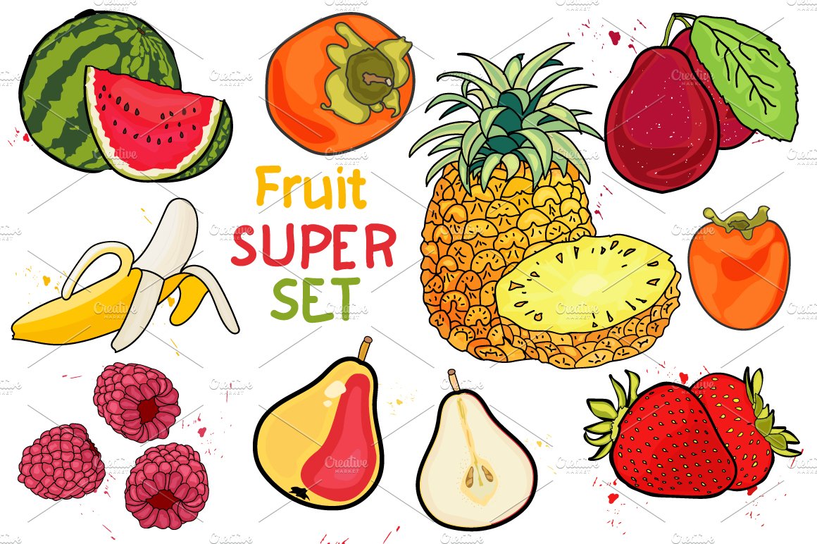 juicy fruit- BIG set cover image.