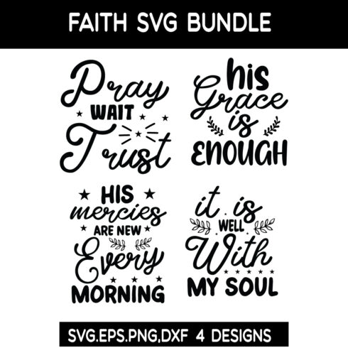 Faith SVG Bundle cover image.