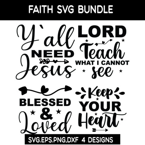 Faith SVG Bundle cover image.