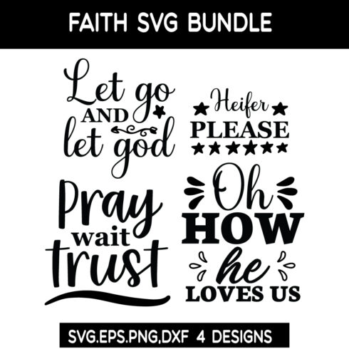 Faith SVG Bundle cover image.