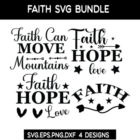 Faith SVG Bundle cover image.