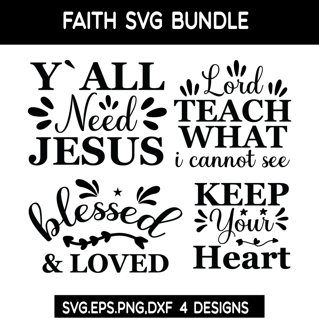 Faith SVG Bundle - MasterBundles
