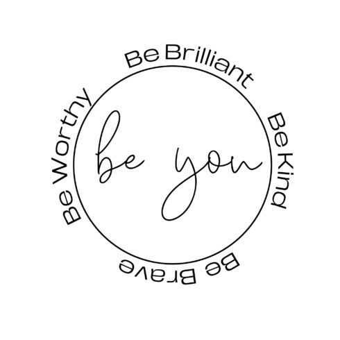 Be You T-Shirt Design ( SVG - PNG - EPS - JPG ) Included cover image.