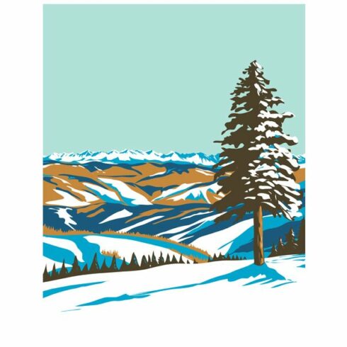 Beaver Creek Ski Resort Colorado WPA cover image.